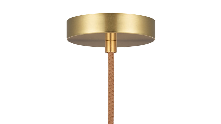 GenevaGeneva - Geneva Long Pendant, Amber Glass