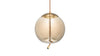 Geneva - Geneva - Geneva Sphere Pendant, Amber Glass - Image 3