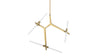 Agnes - Agnes - Agnes Medio Chandelier, Gold - Image 1