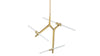 Agnes - Agnes - Agnes Medio Chandelier, Gold - Image 2
