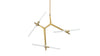 Agnes - Agnes - Agnes Medio Chandelier, Gold - Image 3