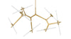 Agnes - Agnes - Agnes Grande Chandelier, Gold - Image 1