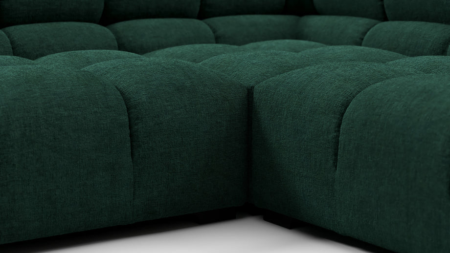 TuftyForest Green Chenille