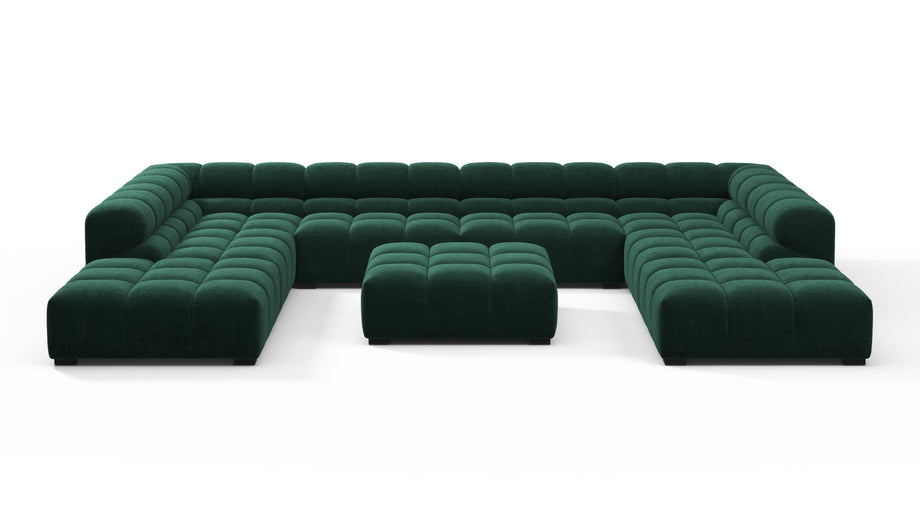 TuftyForest Green Chenille