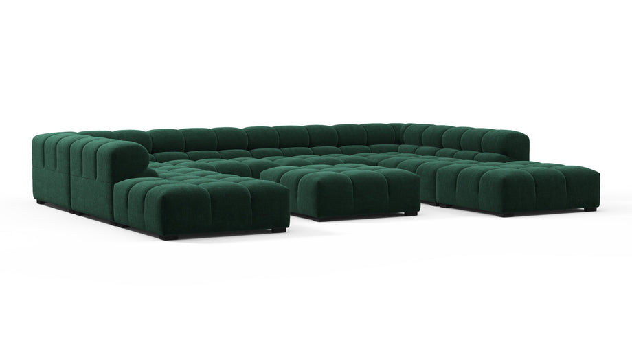 TuftyForest Green Chenille