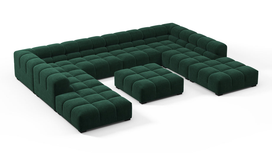 TuftyForest Green Chenille