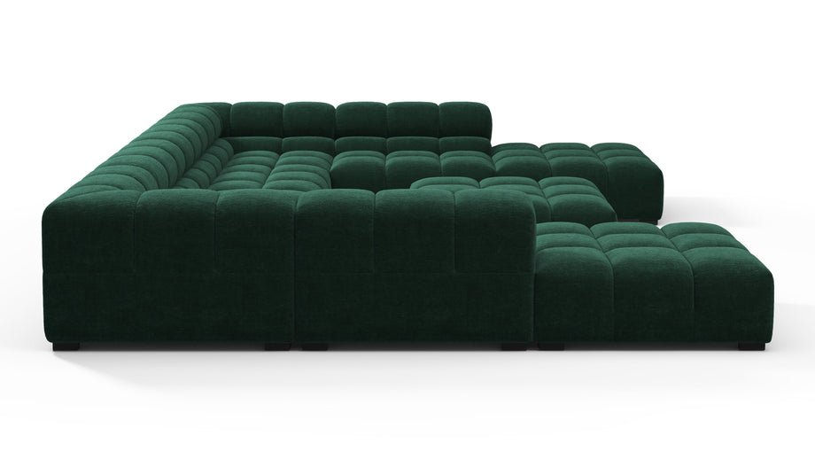 TuftyForest Green Chenille
