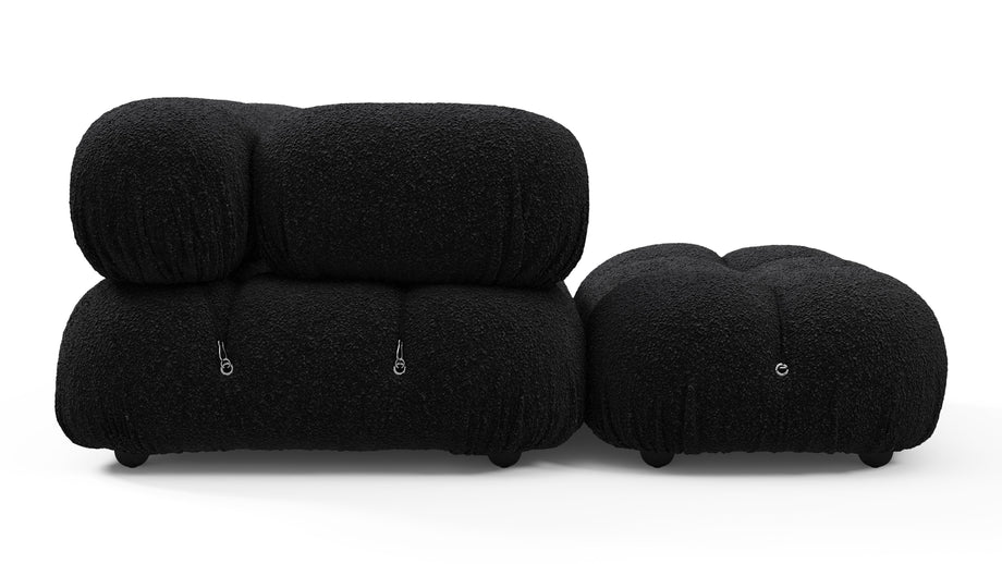Bellini SeccionalBlack Boucle