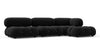 Bellini Sectional - Black Boucle - Image 2