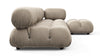 Bellini Sectional - Greige Velvet - Image 4