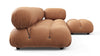 Bellini Sectional - Tan Vegan Leather - Image 4