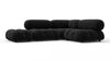 Bellini Sectional - Black Boucle - Image 2