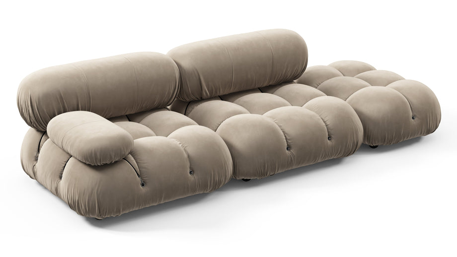 Sofá BelliniGreige Velvet