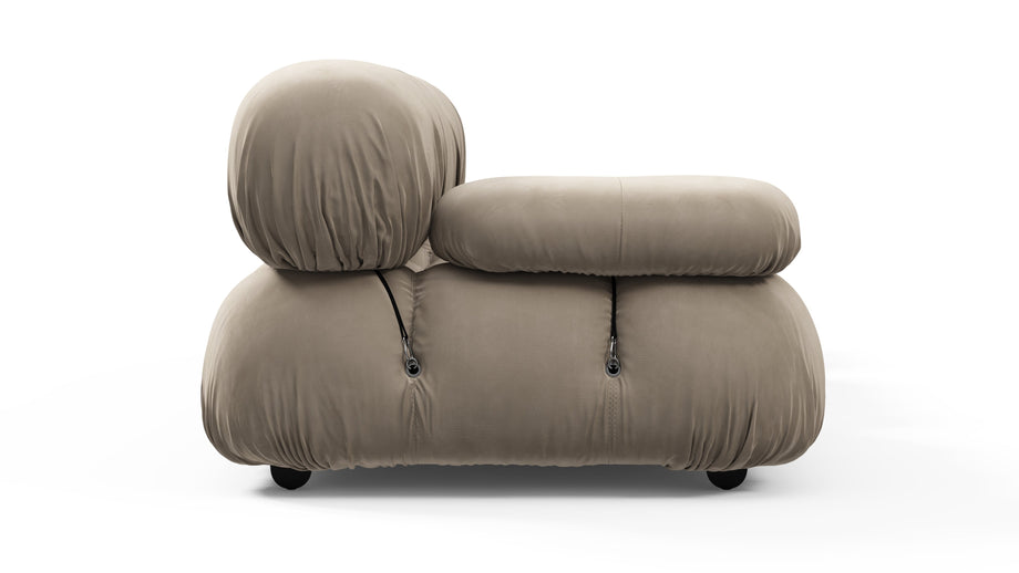Sofá BelliniGreige Velvet