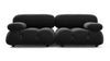 Bellini Sofa - Black Velvet - Image 1