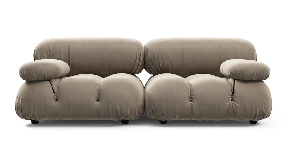 Sofá BelliniGreige Velvet