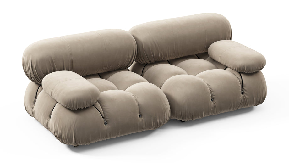 Sofá BelliniGreige Velvet