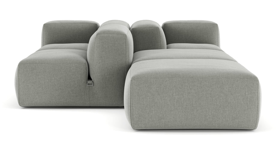 Le MuraSoft Gray Brushed Weave