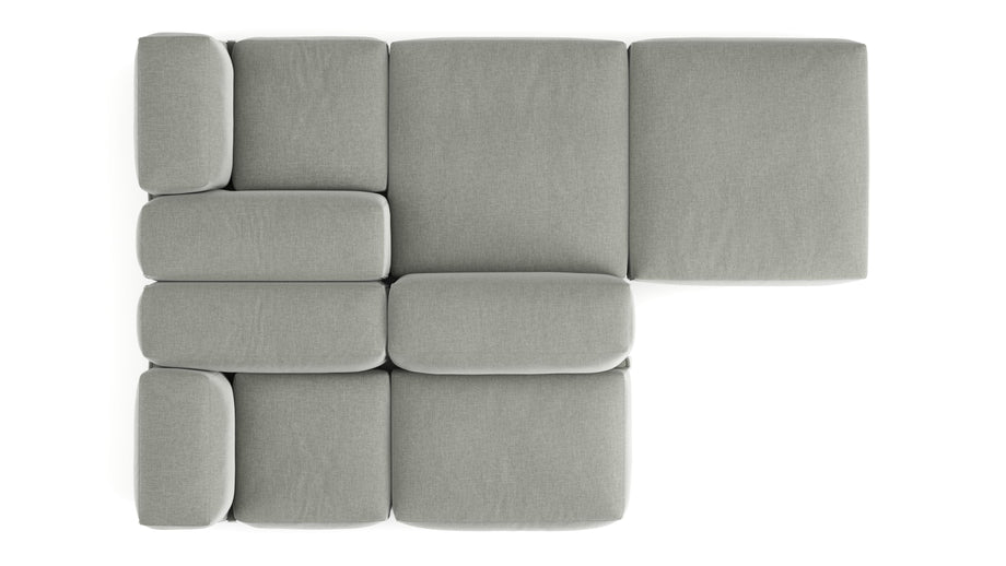 Le MuraSoft Gray Brushed Weave