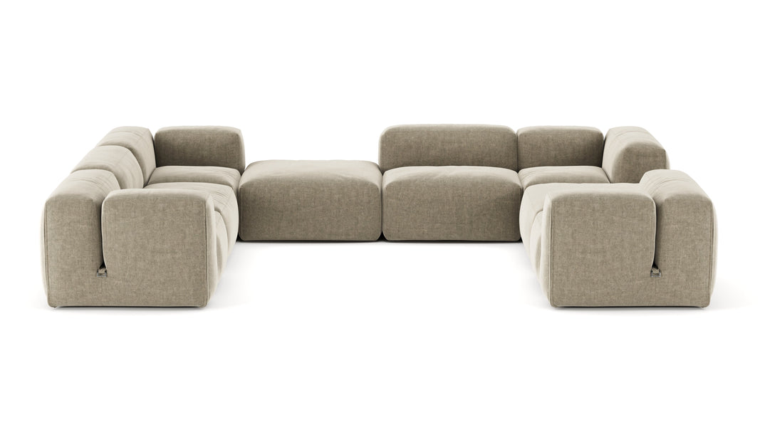 Le MuraBeige Gray Chenille