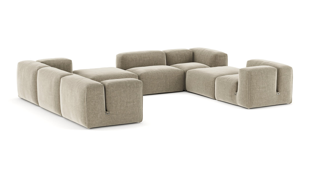 Le MuraBeige Gray Chenille
