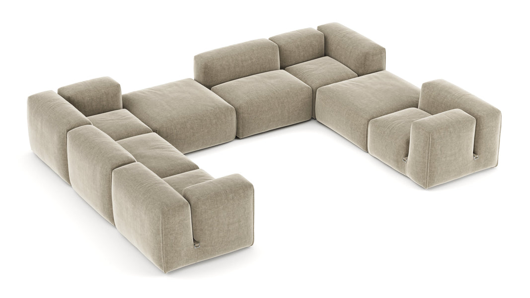 Le MuraBeige Gray Chenille