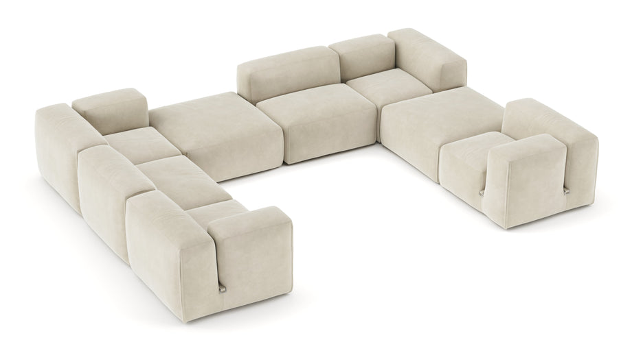 Le MuraEggshell Vegan Suede