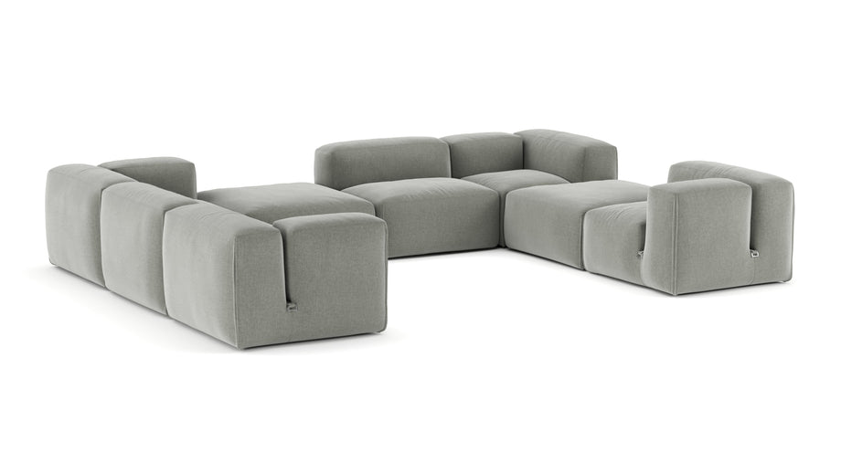 Le MuraSoft Gray Brushed Weave