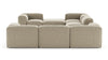 Le Mura - Beige Gray Chenille - Image 3