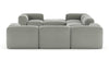 Le Mura - Soft Gray Brushed Weave - Image 3