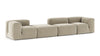 Le Mura - Beige Gray Chenille - Image 2