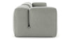 Le Mura - Soft Gray Brushed Weave - Image 3