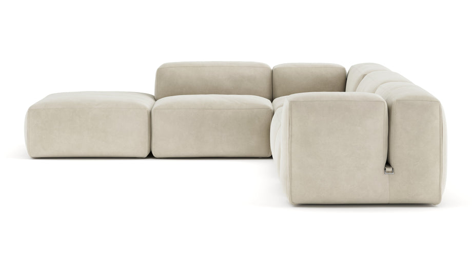 Le MuraEggshell Vegan Suede