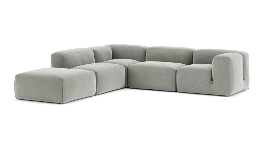 Le MuraSoft Gray Brushed Weave