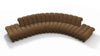 DS 600 - Brown Vegan Suede - Image 5