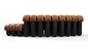 DS 600 - Vintage Tan and Black Vegan Leather - Image 4