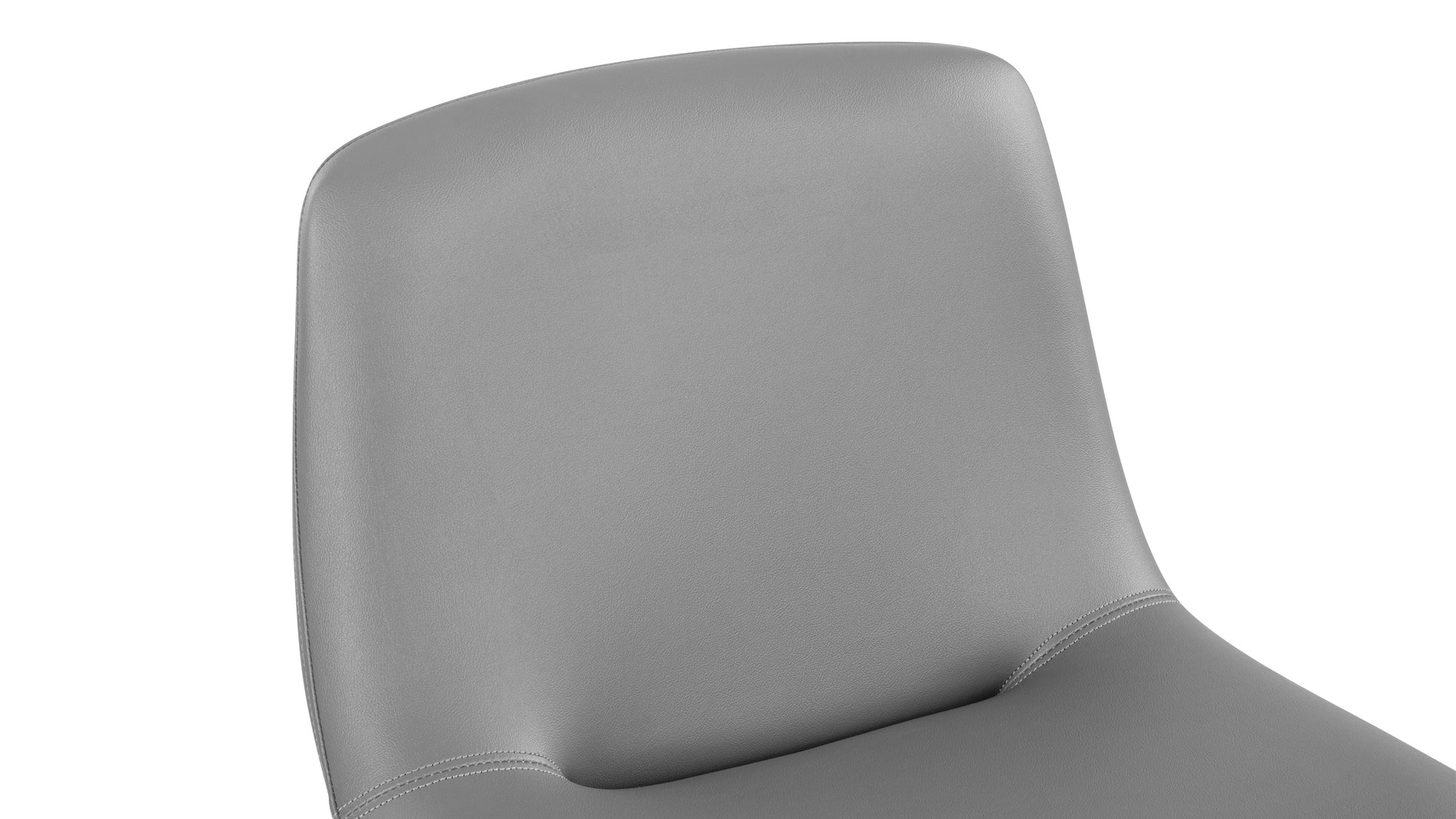 LeBlancGlacier Gray Vegan Leather and Walnut