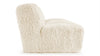 Iona - Iona - Iona Two Seater Module, White Long Hair Sherpa - Image 3