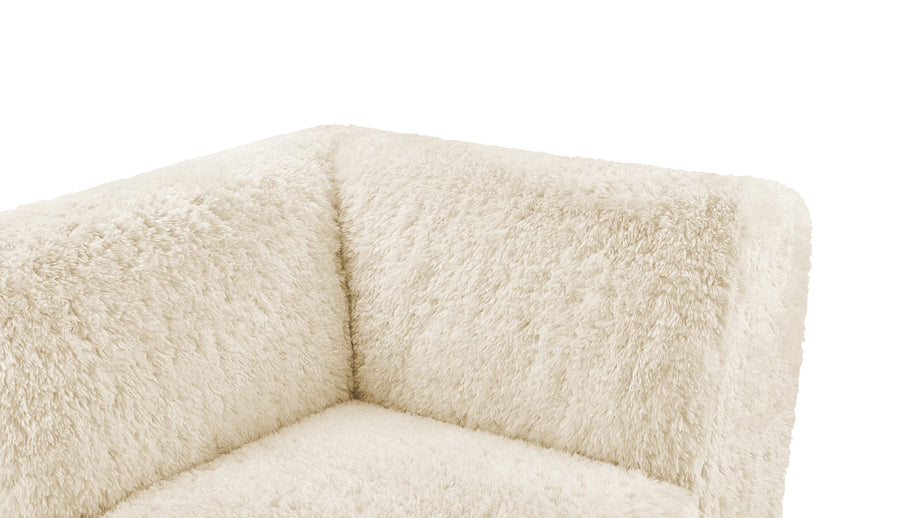 IonaIona - Iona Corner Module, White Long Hair Sherpa