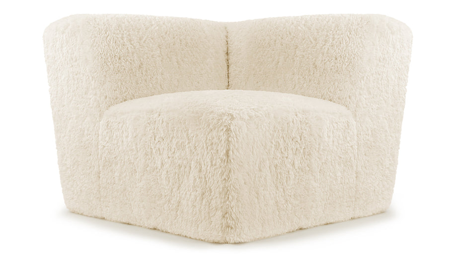 IonaIona - Iona Corner Module, White Long Hair Sherpa