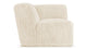 Iona - Iona - Iona Corner Module, White Long Hair Sherpa - Image 2