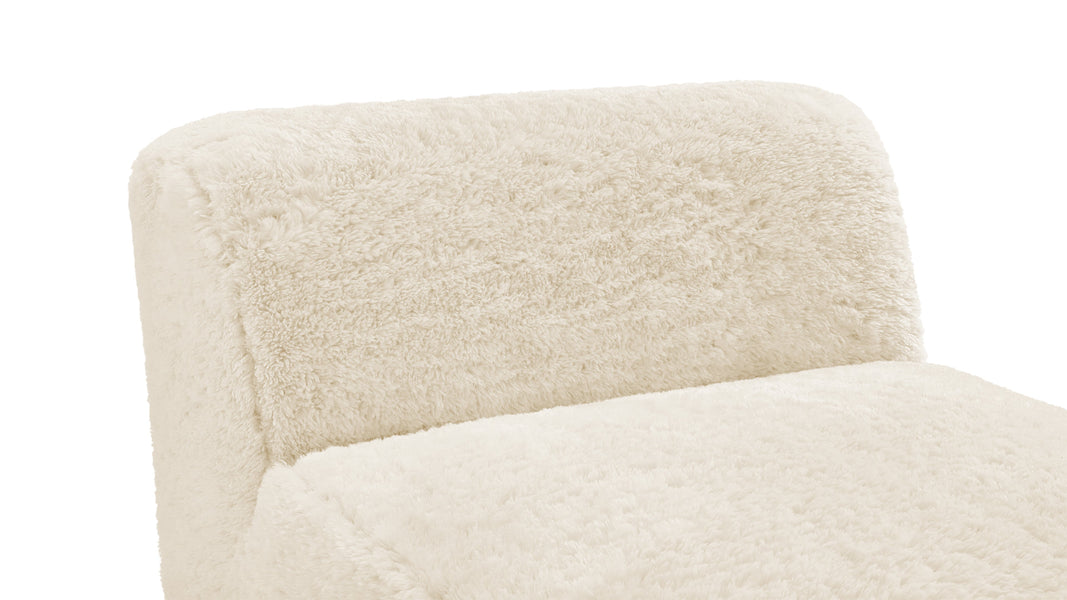IonaIona - Iona Chaise, White Long Hair Sherpa