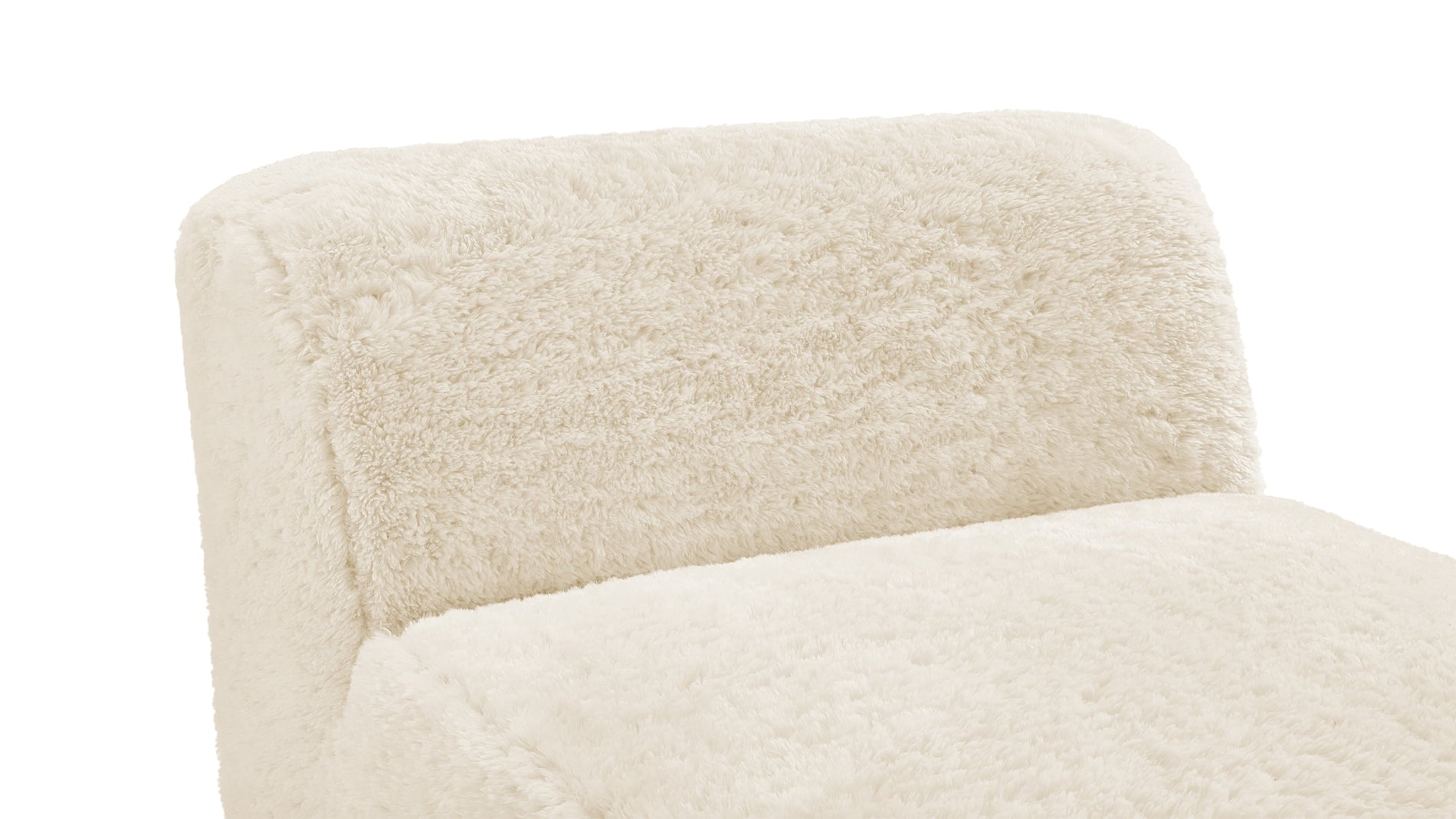 IonaIona - Iona Chaise, White Long Hair Sherpa