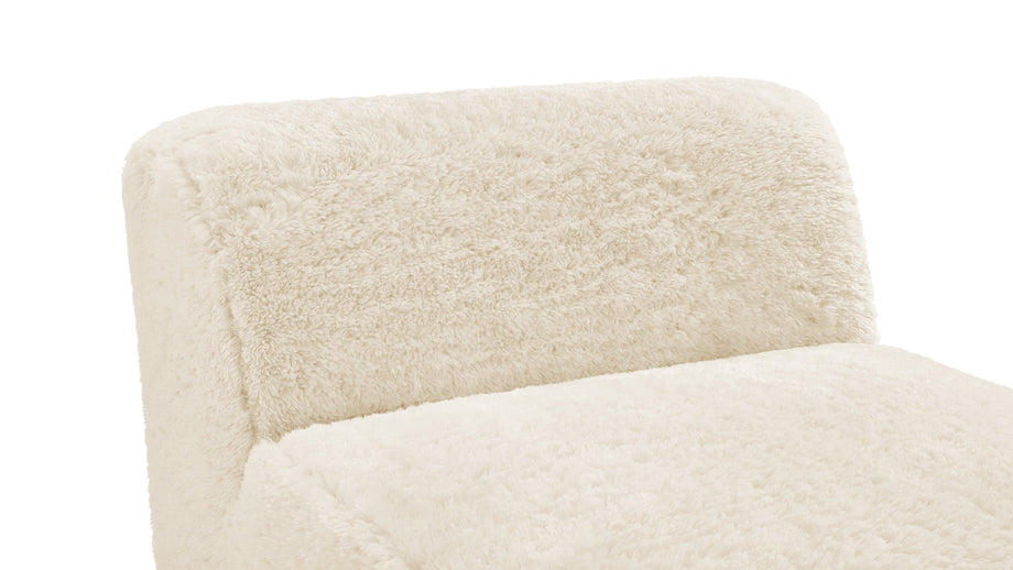 IonaIona - Iona Chaise, White Long Hair Sherpa