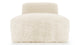 Iona - Iona - Iona Chaise, White Long Hair Sherpa - Image 2