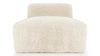 Iona - Iona - Iona Chaise, White Long Hair Sherpa - Image 2