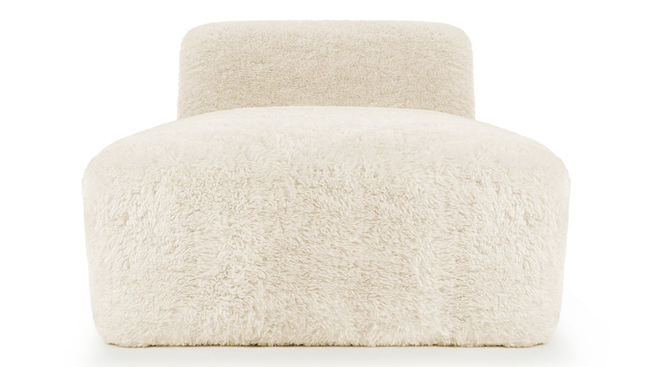 IonaIona - Iona Chaise, White Long Hair Sherpa
