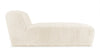 Iona - Iona - Iona Chaise, White Long Hair Sherpa - Image 3