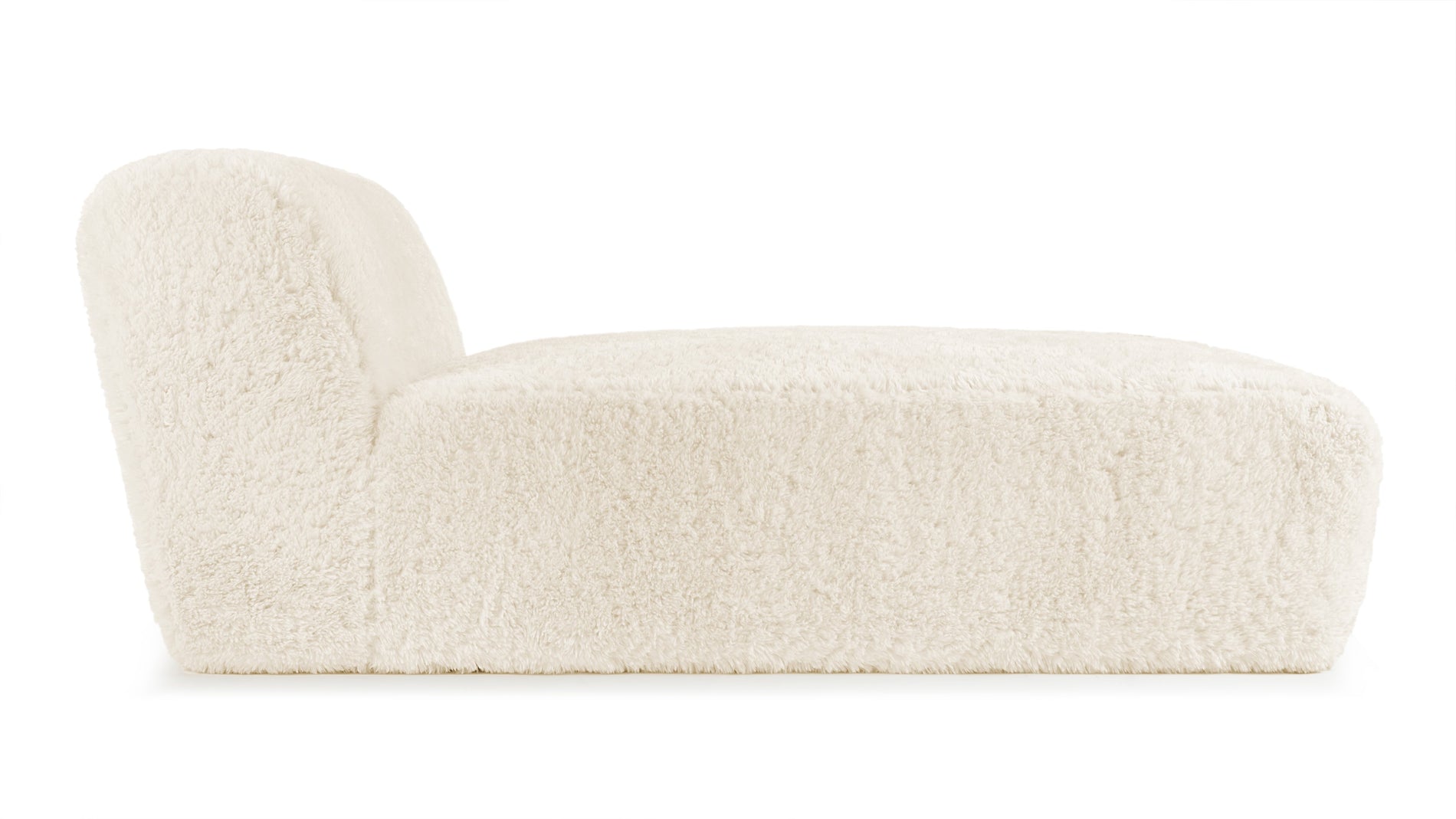 IonaIona - Iona Chaise, White Long Hair Sherpa