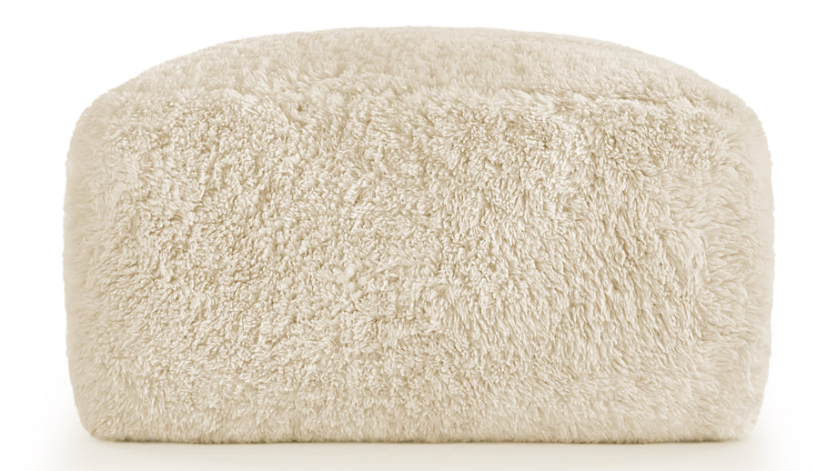 IonaIona - Iona Ottoman, White Long Hair Sherpa